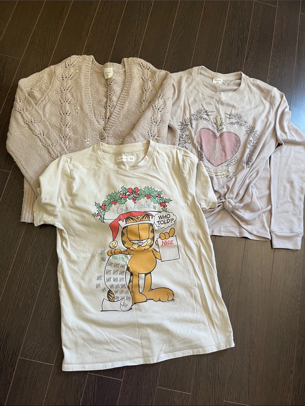 Bundle of abercrombie kids clothes
